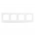 Фотография товара 'Smartbuy SBE-05w-Plastic-FR-4 Рамка 4-местная пластик белая'